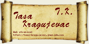 Tasa Kragujevac vizit kartica